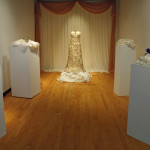 A view of the installation of the exhibition, Cordially Invited at Merlino Gallery.