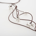 Piñatas. Silk and Sterling Silver. 2015