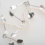 Shovels and Pearls by Monica Guerra. Pearls and Sterling Silver. 2015